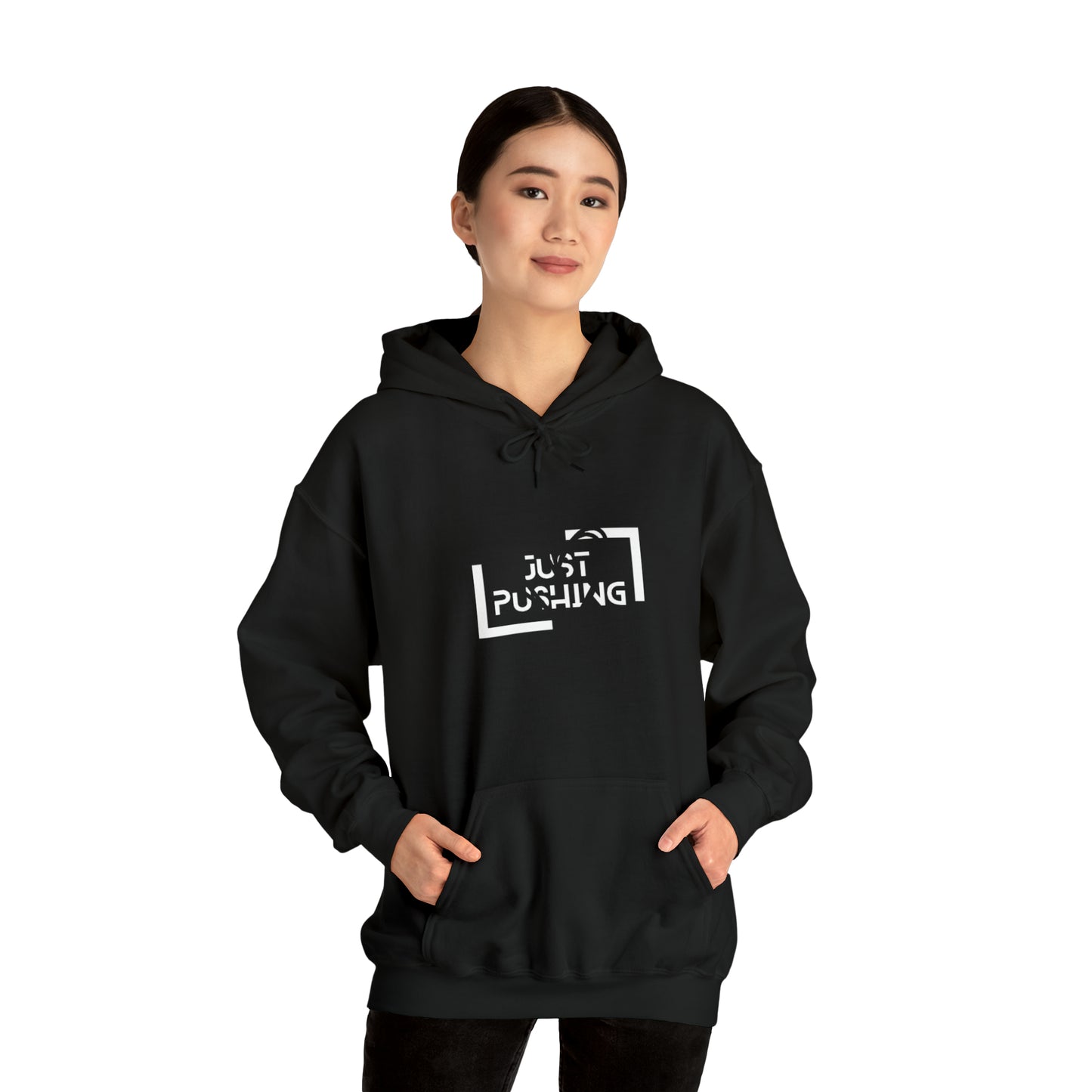 flexit Just Pushing Hoodie - Just Pushing Design - designed by flex-IT clothing - For You and Your loved ones