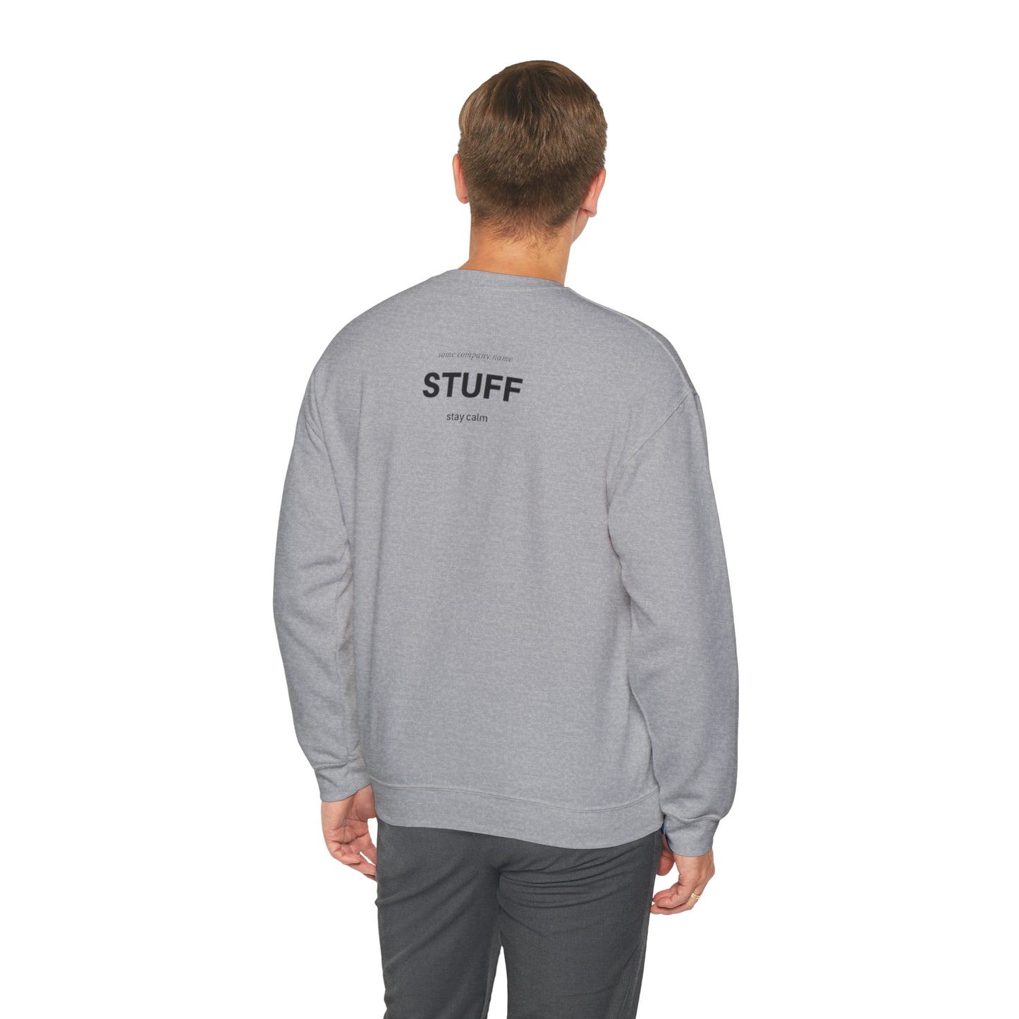 flexit Just Pushing Sweatshirt - Just Pushing Design - designed by flex-IT clothing - For You and Your loved ones