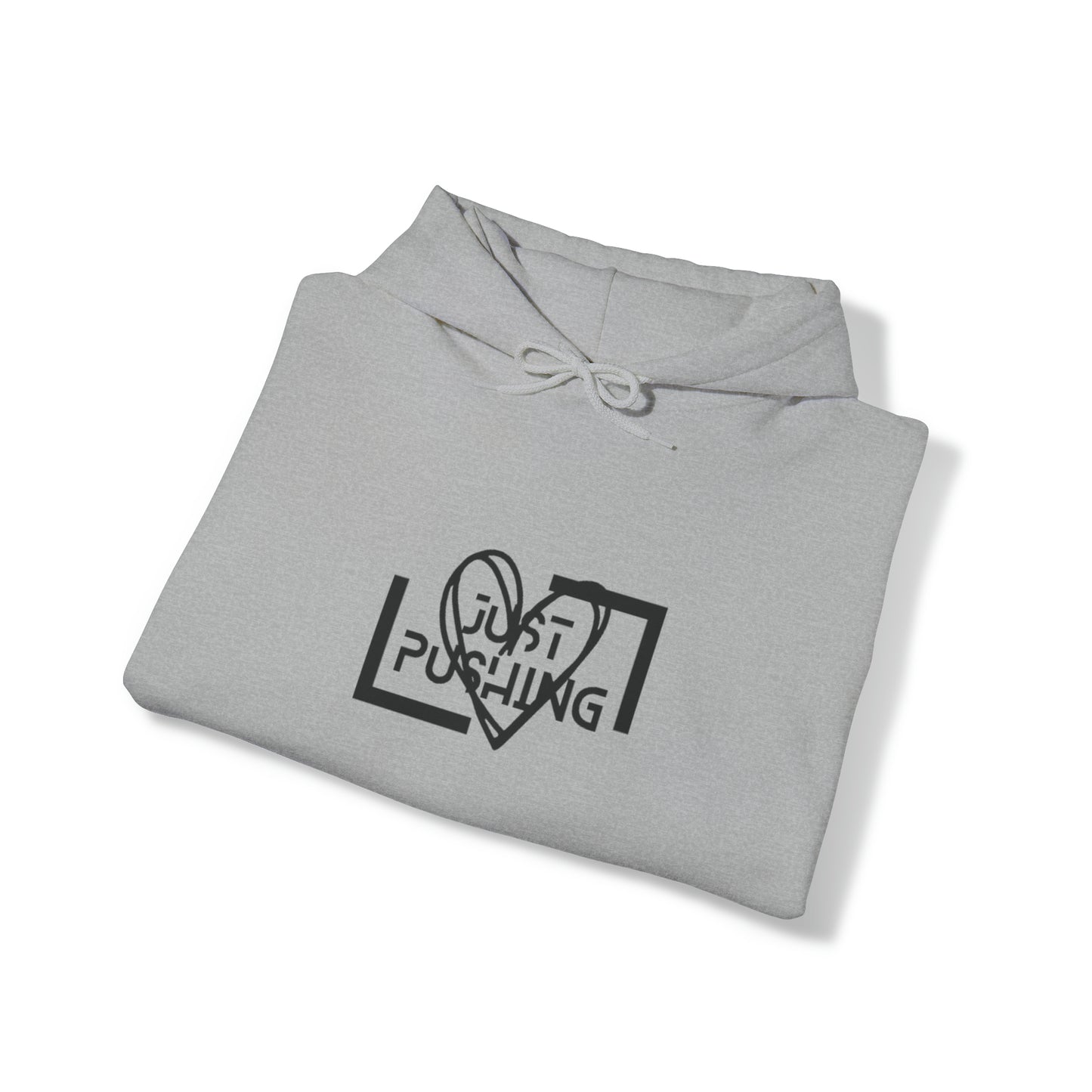 flexit Just Pushing Hoodie - Just Pushing Design - designed by flex-IT clothing - For You and Your loved ones