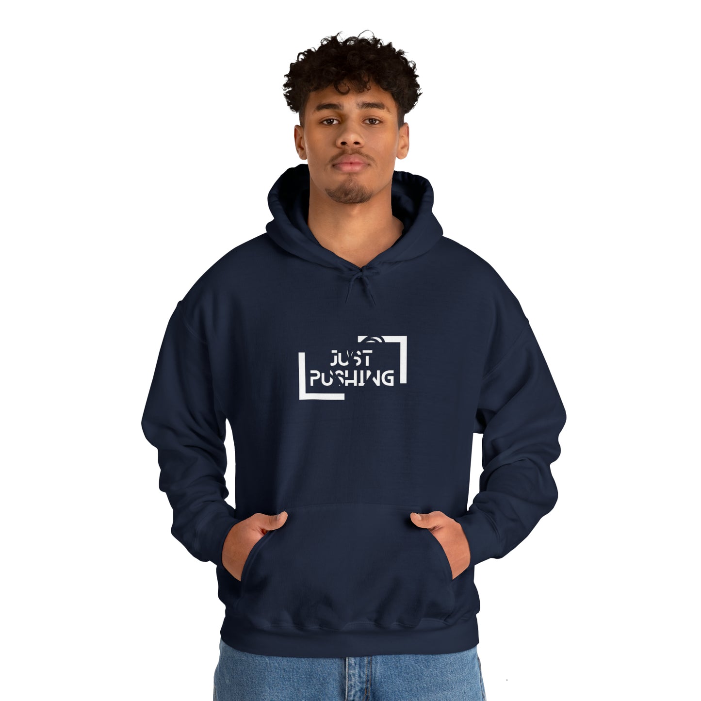 flexit Just Pushing Hoodie - Just Pushing Design - designed by flex-IT clothing - For You and Your loved ones