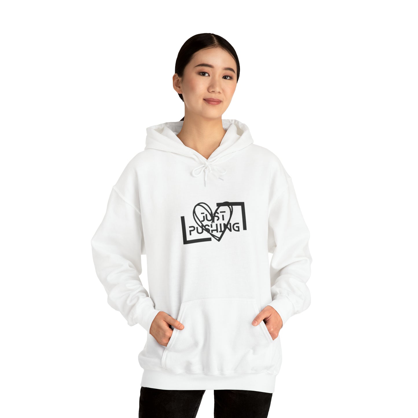 flexit Just Pushing Hoodie - Just Pushing Design - designed by flex-IT clothing - For You and Your loved ones