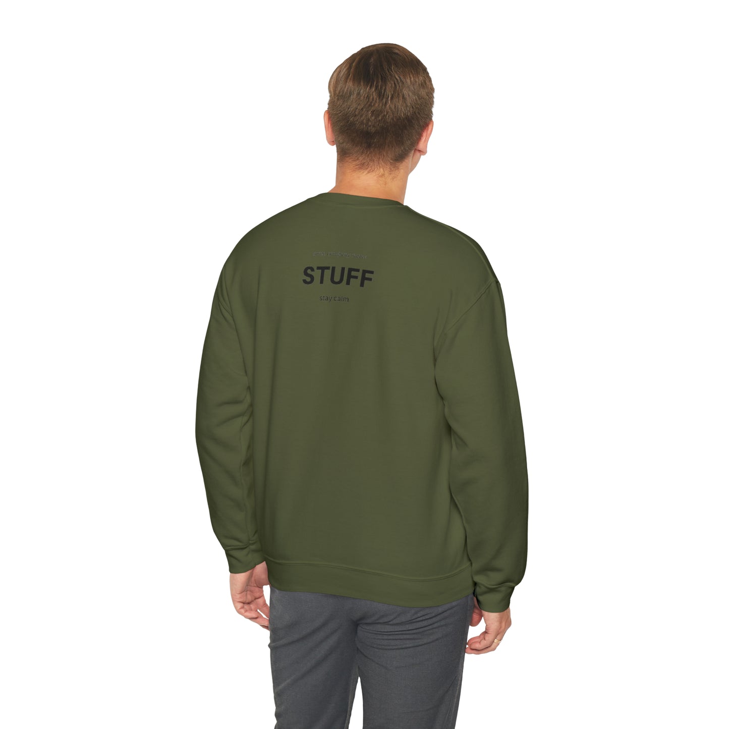 flexit Just Pushing Sweatshirt - Just Pushing Design - designed by flex-IT clothing - For You and Your loved ones