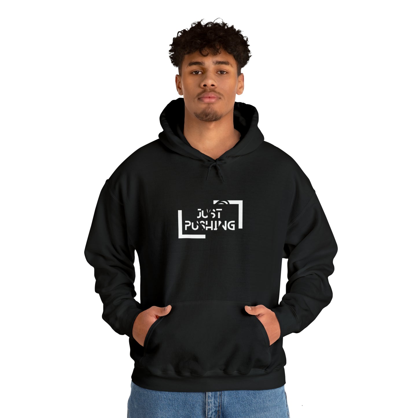 flexit Just Pushing Hoodie - Just Pushing Design - designed by flex-IT clothing - For You and Your loved ones