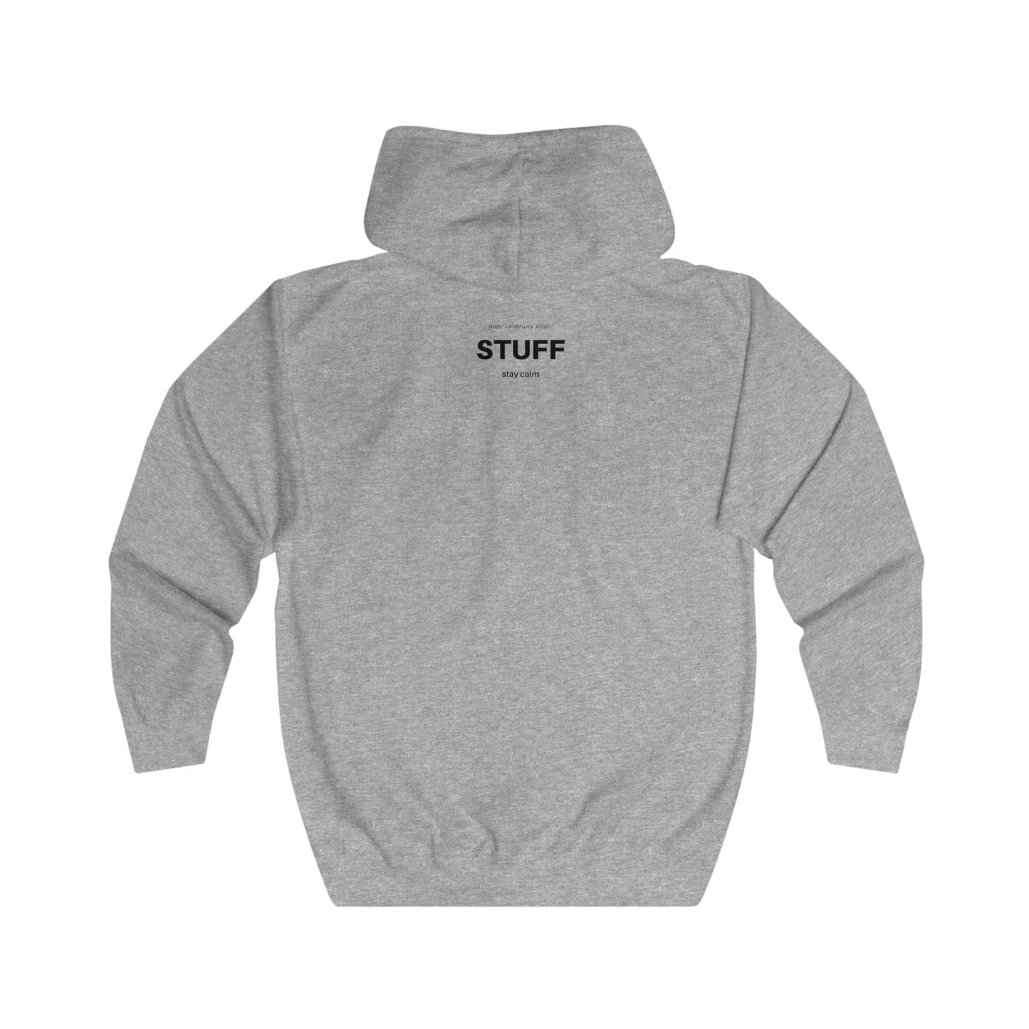 flexit Just Pushing Zip-Hoodie - Just Pushing Design - designed by flex-IT clothing - For You and Your loved ones