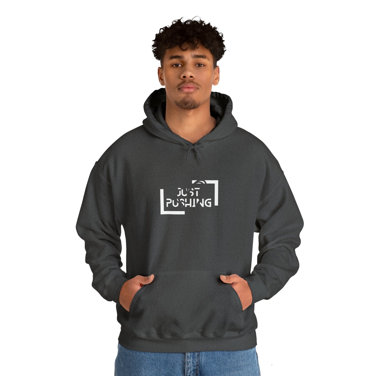 flexit Just Pushing Hoodie - Just Pushing Design - designed by flex-IT clothing - For You and Your loved ones